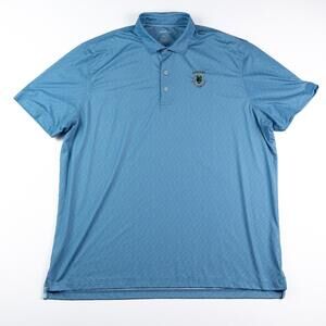 Johnnie-O Kingsley Club Golf Polo Shirt Men’s XXL Blue Dot Performance